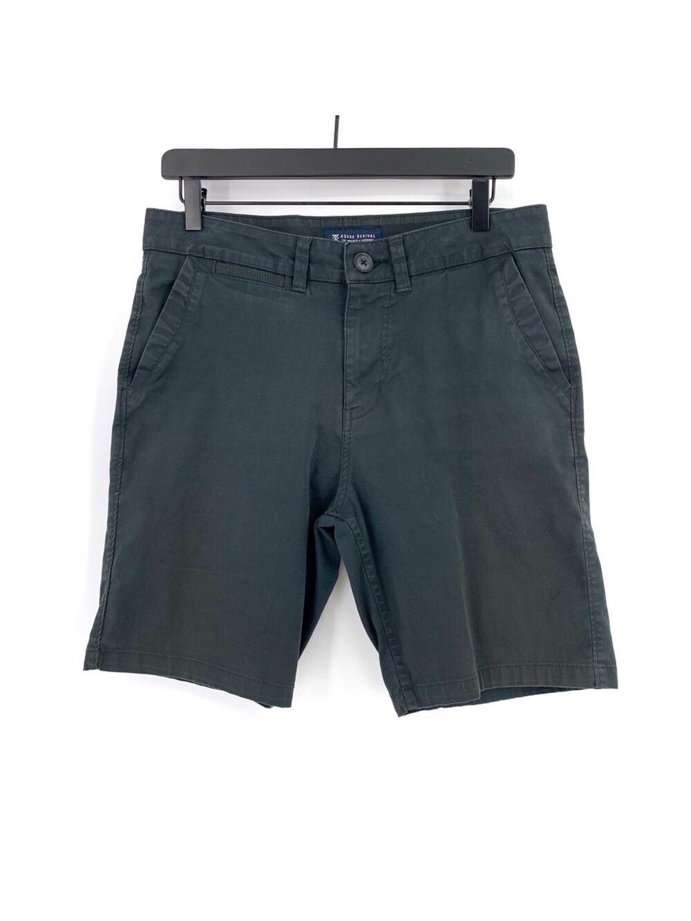 ROARK REVIVAL Casual Shorts Charcoal Grey 30